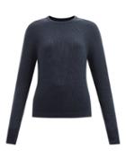 Johnstons Of Elgin - Raglan-sleeve Cashmere Sweater - Womens - Navy