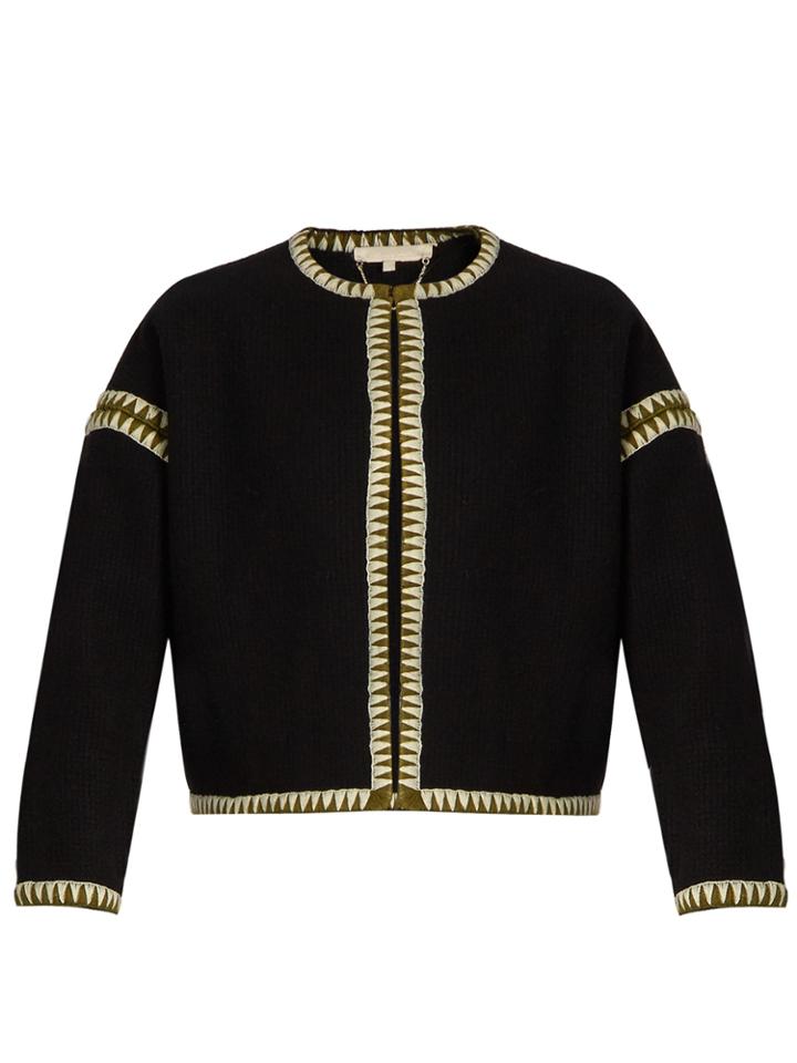 Vanessa Bruno Faida Zigzag Embroidered Jacket