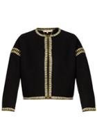 Vanessa Bruno Faida Zigzag Embroidered Jacket