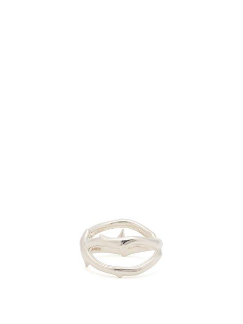 Matchesfashion.com Shaun Leane - Rose Thorn Sterling Silver Ring - Mens - Silver