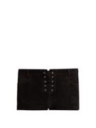 Isabel Marant Étoile Danton Suede Lace-up Shorts