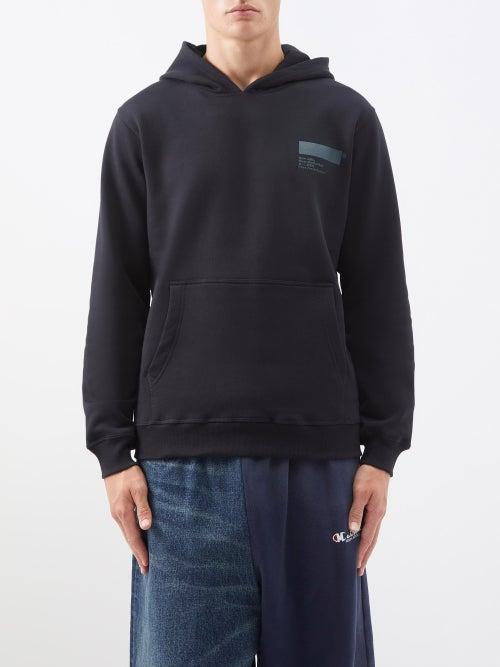 Affxwrks - Standardised Jersey Hooded Sweatshirt - Mens - Black
