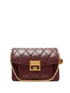 Matchesfashion.com Givenchy - Gv3 Small Quilted Leather Cross Body Bag - Womens - Burgundy