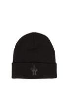 Matchesfashion.com Moncler Grenoble - Bettetto Rib Knit Wool Hat - Mens - Black