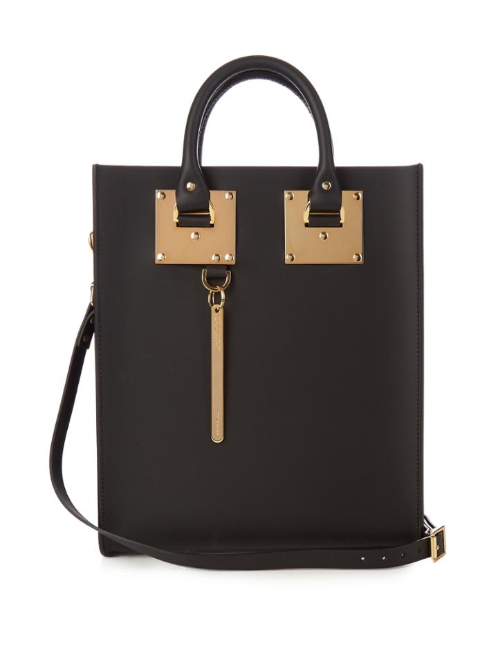 Sophie Hulme Mini Albion Leather Tote