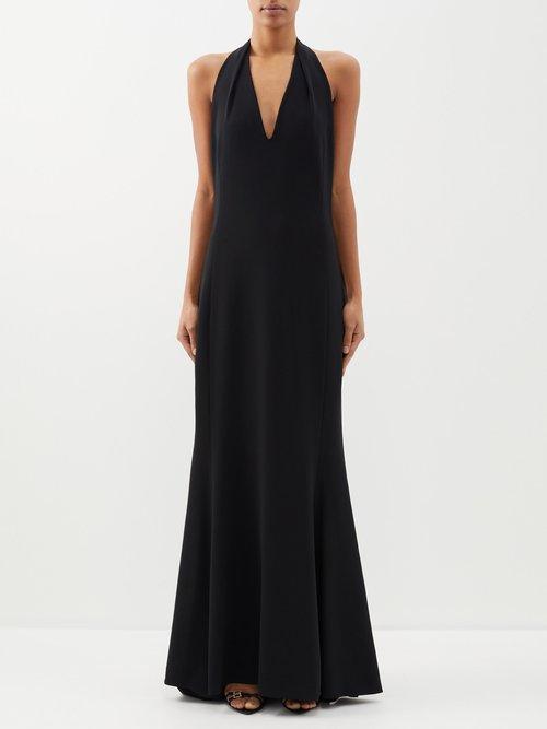 Max Mara - Uranio Maxi Dress - Womens - Black