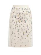 Matchesfashion.com No. 21 - Pvc Layer Crystal Embellished Cotton Skirt - Womens - Multi