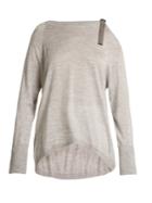 Brunello Cucinelli Cut-out Shoulder Cashmere-blend Sweater