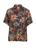Matchesfashion.com Endless Joy - Palm Aloha Printed Short Sleeve Shirt - Mens - Black Multi