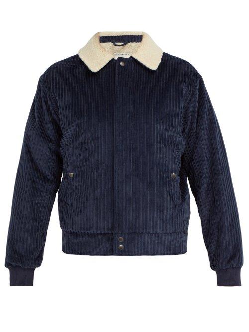 Matchesfashion.com Ditions M.r - Laurent Corduroy Jacket - Mens - Navy
