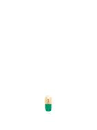 Matchesfashion.com Alison Lou - Tiny Pill 14kt Gold Single Stud Earring - Womens - Green