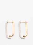 Otiumberg - Crystal-pav 14kt Gold-vermeil Hoop Earrings - Womens - Gold Multi