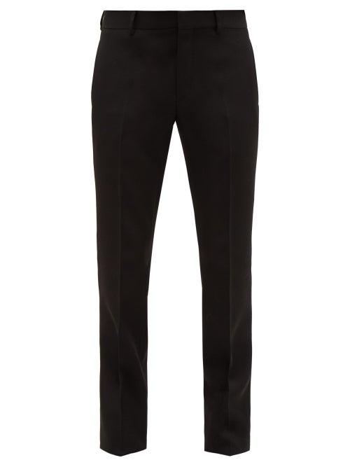 Matchesfashion.com Givenchy - Straight Leg Wool Trousers - Mens - Black