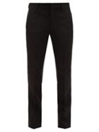 Matchesfashion.com Givenchy - Straight Leg Wool Trousers - Mens - Black