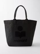Isabel Marant - Yenky Flocked-logo Canvas Tote Bag - Mens - Black
