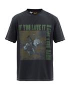 Loewe Paula's Ibiza - Bull-print Cotton-jersey T-shirt - Mens - Black Multi