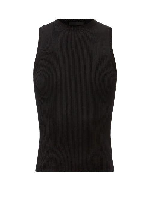 Wardrobe.nyc Wardrobe. Nyc - Ribbed Cotton-jersey Tank Top - Womens - Black
