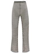 Sara Cristina - Playa Wave-lace Mini Trousers - Womens - Black White