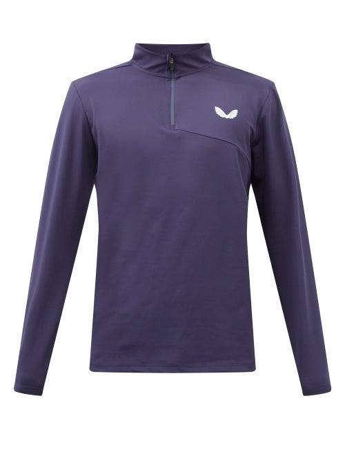 Castore - Quarter-zip Jersey Golf Top - Mens - Navy