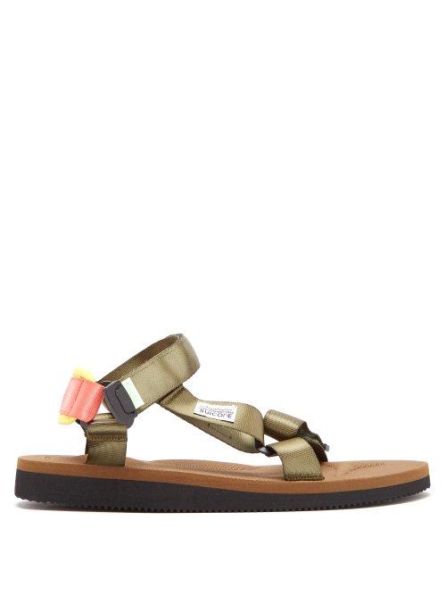 Matchesfashion.com Suicoke - Depa Cab Nylon Sandals - Mens - Khaki