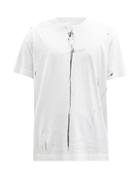 Mens Rtw Givenchy - Trompe-l'oeil Cotton-jersey T-shirt - Mens - White