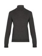Matchesfashion.com Maison Margiela - Roll Neck Wool Blend Sweater - Mens - Grey