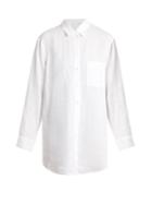 Asceno Boyfriend Linen Shirt