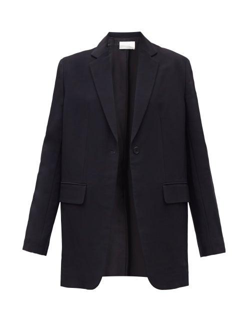 Matchesfashion.com The Row - Obine Oversized Single-breasted Suit Jacket - Womens - Black