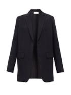 Matchesfashion.com The Row - Obine Oversized Single-breasted Suit Jacket - Womens - Black