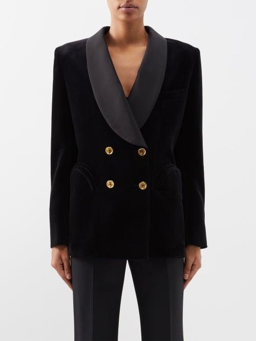 Blaz Milano - Jealousy Black Heart Velvet Blazer - Womens - Black