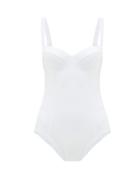 Matchesfashion.com Ephemera - Balconette Swimsuit - Womens - White