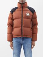 8 Moncler Palm Angels - Nevin Quilted Down Coat - Mens - Brown