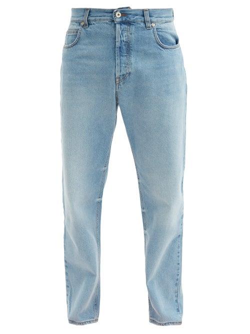 Loewe - Slim-leg Jeans - Mens - Light Blue