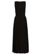 Matchesfashion.com Alexander Mcqueen - Contrast Panel Dress - Womens - Black