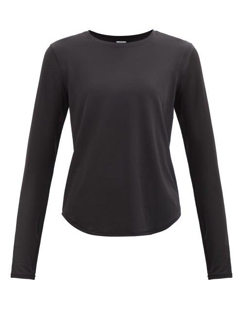Lululemon - Run 51 Mesh Long-sleeved Performance Top - Womens - Black