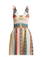 Missoni Mare Riato Zig-zag Knit Mini Dress