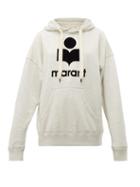 Matchesfashion.com Isabel Marant Toile - Mansel Cotton Blend Hooded Sweatshirt - Womens - Ivory