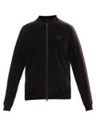 Needles - Butterfly-embroidered Velour Track Jacket - Mens - Black