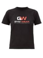 Matchesfashion.com Balenciaga - Gw-print Cotton-jersey T-shirt - Womens - Black