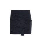 Tibi Bow-front Mini Skirt
