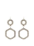 Matchesfashion.com Isabel Marant - Crystal Embellished Drop Earrings - Womens - Crystal