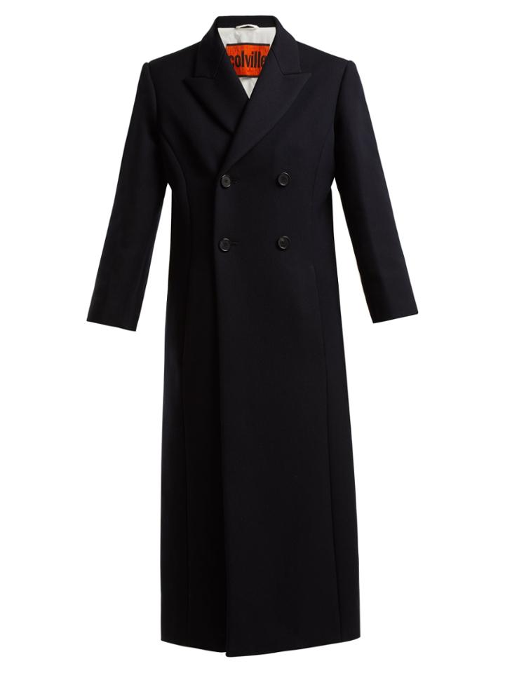 Colville Double-breasted Wool-blend Coat