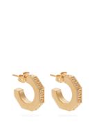 Versace Engraved Hoop Earrings