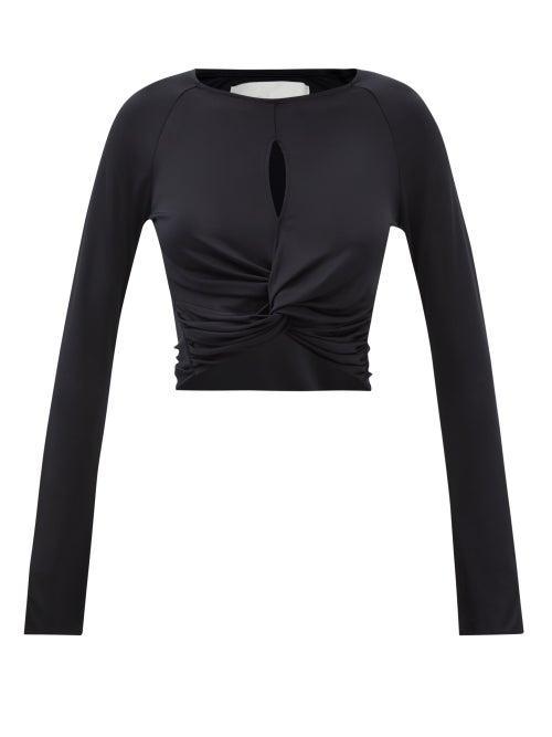 Racil - Jay Twisted Jersey Top - Womens - Black