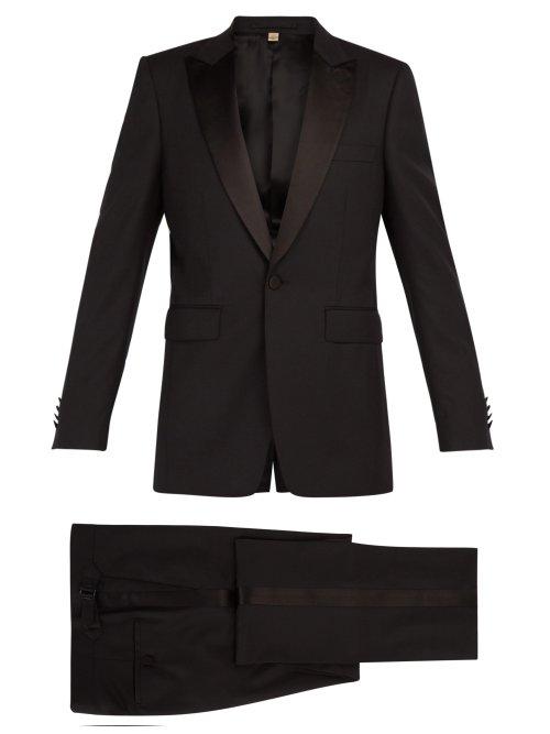 Matchesfashion.com Burberry - Marylebone Wool Blend Tuxedo - Mens - Black