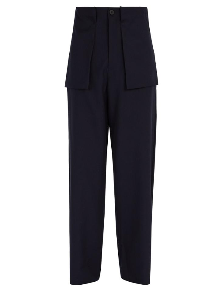Jw Anderson Exaggerated-pocket Wool Trousers