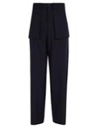 Jw Anderson Exaggerated-pocket Wool Trousers