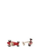 Matchesfashion.com Deakin & Francis - Racing Car Sterling-silver Cufflinks - Mens - Red
