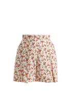 Emilia Wickstead Leslie Floral-print Cotton Shorts