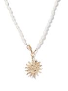 Elise Tsikis - Achlys Sun-charm Shell & 24kt Gold-plated Necklace - Womens - Yellow Gold